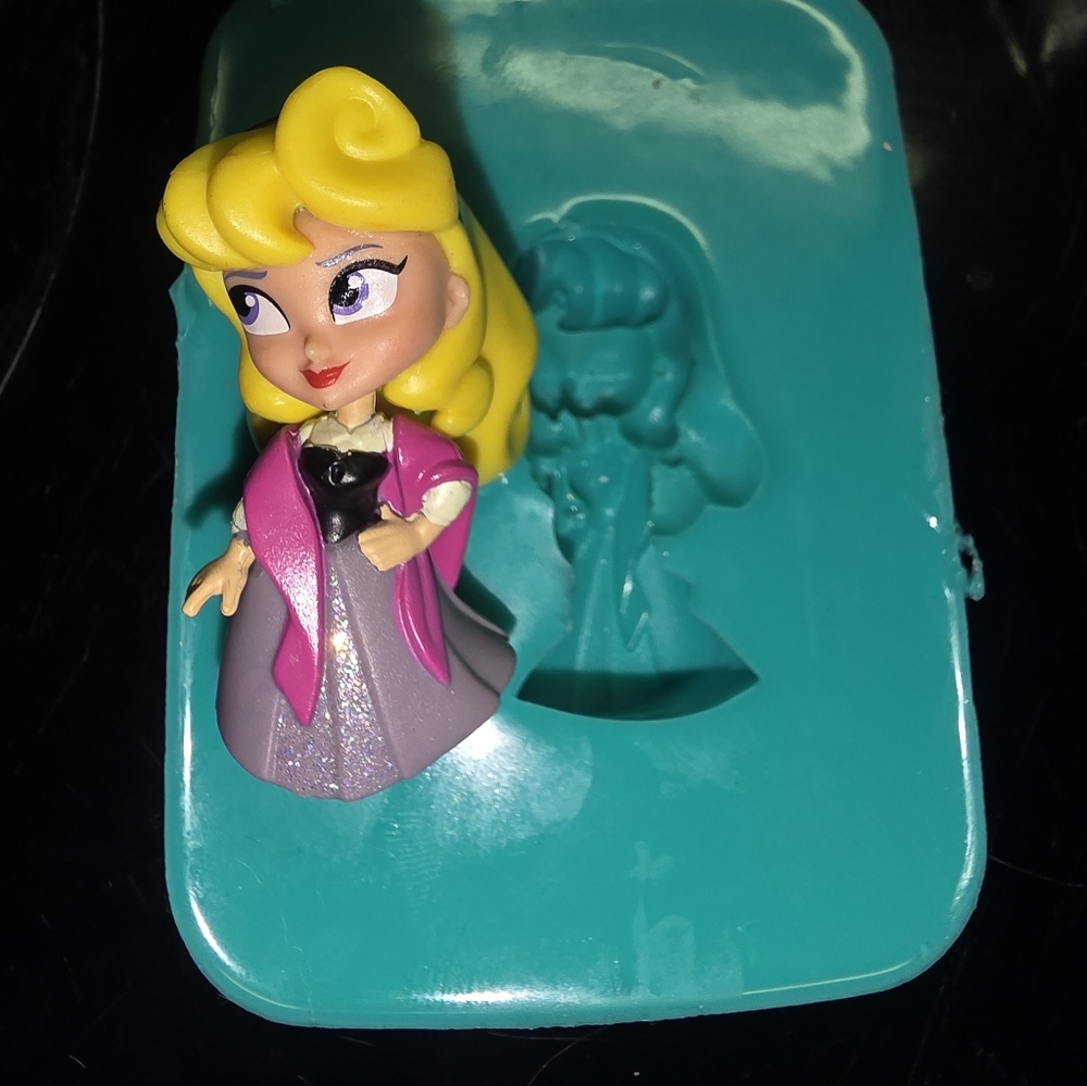 Aurora, Sleeping Beauty Mold Cake Decorating, Candy, Chocolate, Fondant, Icing
